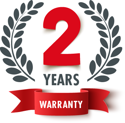 2-year warranty