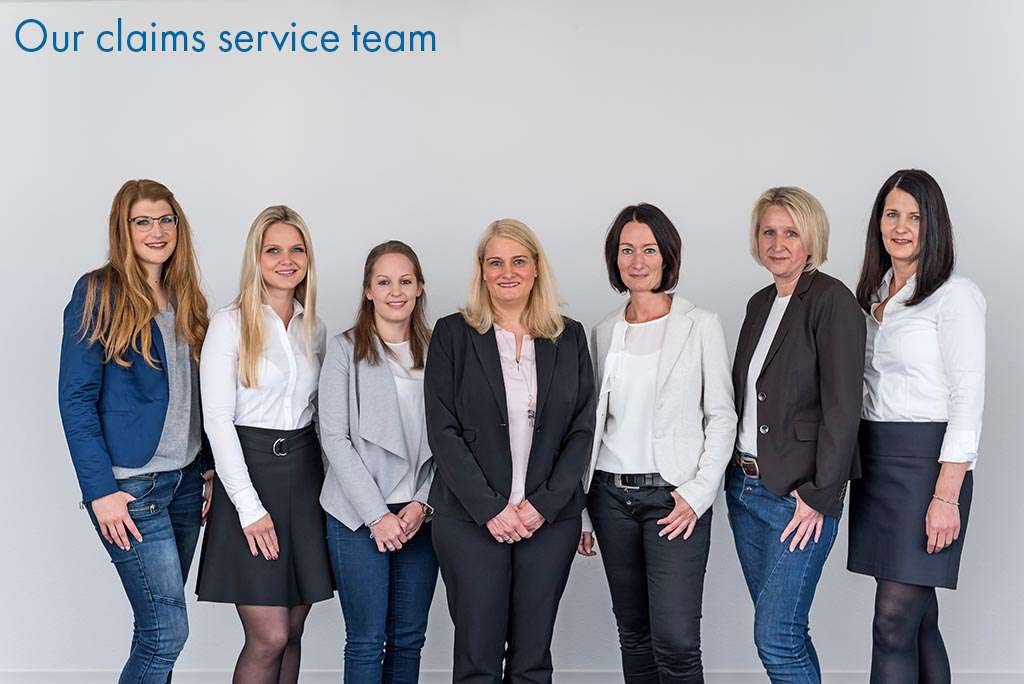 Our claims service team