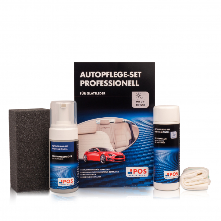 POS Autopflege-Set Professionell für Glattleder